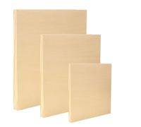 EXERZ Tavole di legno per pittura, 3 pezzi ( ), dimensioni miste, pannelli in legno per pittura acrilica, olio e tecnica mista, artisti e bambini