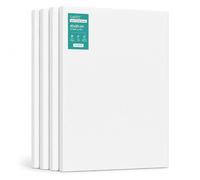 EXERZ Tele Telate 60x80 cm, Set da 4, 100% Cotone, Tripla Preparazione