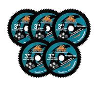 EXFEIN 75 mm 5 pezzi HSS, lama per sega circolare in acciaio rapido per tagliare metallo morbido rame alluminio legno plastica disco diamantato