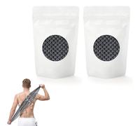 Exfoliating Towel, Bamboo Fiber Exfoliating Towel - Double Sided, Quick Drying, Skin-Friendly, Extended Design for Full Body Cleansing