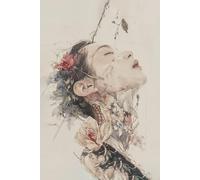Exhale: A Journal for Release and Renewal: 6x9” Lined Notebook | 200 White Pages | Watercolor Floral Portrait Cover | For Writing, Emotional Clarity & Creative Exploration