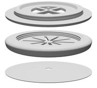 Exhale Valve with Filter for Universal Face Mask Breathing System