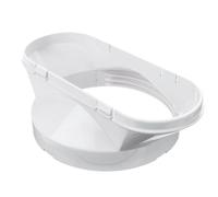 Exhaust Duct Interface, Portable Air Conditioner Hose Connector Coupler, 5.31x7.48 inches, Secure Tube Adapter for Mobile AC Venting Systems in Residential Bedrooms, Living Rooms