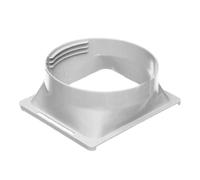 Exhaust Hose Adapter - Airflow Sealing Connector | ABS Portable Conditioning Fitting - Square air conditioner pipe coupler for home or office, ideal for easy setup in small apartments