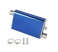 Exhaust Muffler Silencer, Stainless Steel Noise Reducer, Aluminum Alloy Air Heater Accessory, Silve, Black, Blue, Quiet Performance Pipe for Automotive, Truck, Parking, Vehicle Exhaust System