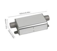Exhaust Muffler Silencer, Stainless Steel Noise Reducer, Aluminum Alloy Heater Accessory for Auto Truck Parking Air Heater System Vehicle Sound Reduction Part for Quiet Process