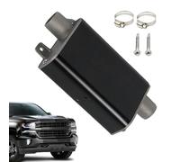 Exhaust Muffler, Stainless Steel Muffler, Noise Reduction Silencer, Improves Engine Performance, Automotive Accessory for Parking Heaters, Trucks, Auto Air Heater, Vehicle Exhausts System