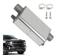 Exhaust Muffler, Stainless Steel Muffler, Noise Reduction Silencer, Improves Engine Performance, Automotive Accessory for Parking Heaters, Trucks, Auto Air Heater, Vehicle Exhausts System