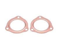 Exhaust Pipe Gasket Header Gasket 2pcs 2.5inch Copper Exhaust Collector Gaskets Reusable for SBC 302 350 454 Manifold Flange