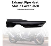 Exhaust Pipe Heat Shield Cover Shell per Honda ADV 350 2022-2024 Black H7