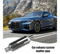 Exhaust Tips Muffler - Heater Exhaust Pipe With Muffler | Stainless Steel Car Exhausts Tip | Carbon Fiber Car Tail End PipeAutomotive Replacement Parts For Reduce Engine Noise Racing Quiet Driving