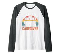Exhausted from Being An Awesome Caregiver - Maglia con Maniche Raglan