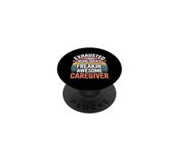Exhausted From Being An Awesome Caregiver - PopSockets PopGrip Adesivo