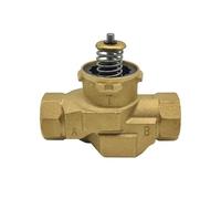 EXHOYAJB Motorizzato 2 Vie/3 Vie Corpo Ottone VC6013 Tre Linee Due comandi/VC4013 Un Comando 220VAC(3-Way,DN25)