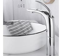 EXHOYAJB Rubinetti for lavabo Rubinetto for Bagno Elegante Miscelatore for con Acqua Calda e Fredda Finitura cromata Lavandino for WC in Ottone Gru for SLT148(SLT148L-S)