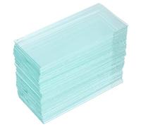 EXHUMKY 100 Pezzi Lenti di Saldatura in Vetro Trasparente per Casco da Saldatore Accessorio Multi-funzionale per Vari Scenari di Lavoro e Taglio