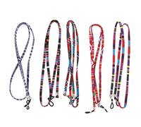 EXHUMKY 10Pezzi Corda per Occhiali Antiscivolo da Colorati per Protezione Occhiali Uso per e Donne Cadute Accidentali