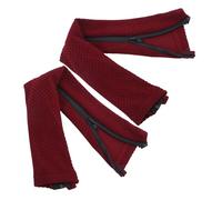 EXHUMKY 2 Paia Copri Braccioli Elastici con Cerniera per Poltrone Ufficio e Gaming Cover Lavabili Estensibili in Poliestere Morbido Protezione Comfort e Stile per Braccioli Sedie da