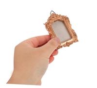 EXHUMKY 2 Pezzi Mini da Parete Vintage Resina Portafoto Decorativi Leggeri per Foto Adatte Scrivanie e Case delle per Decorazioni Matrimonio e Casa