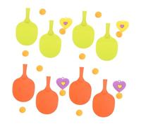 EXHUMKY 4 Impostati Allenamento Tennis Tavolo Sospeso per Correzione Vista e Coordinazione Occhio Mano Trainer Portatile e Facile Montare per e Scolastico