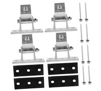 EXHUMKY 4 pezzi Supporti Regolabili per in Alluminio Set e Facile e Sicuro per Progetti da Te