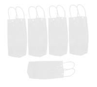 EXHUMKY 5 pezzi Refrigeranti per Vino Trasparenti Riutilizzabili in PVC Borsa Portatile per con Ghiaccio Raffreddatore Istantaneo per Feste Allaperto