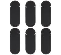 EXHUMKY 6 Pezzi Copertura Webcam Privacy Slide Nera per Laptop e Tablet Protezione Facile e Sicura con Design Sottile e Non Danno Dispositivo