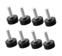 EXHUMKY 8 pezzi Piedi Regolabili Antivibrazione per Supporti Gomma Resistenti per e Armadi Facile Installazione e Regolazione per Stabilità e Sicurezza