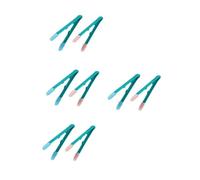 EXHUMKY 8pezzi Kitten Eye Brush Pettine Per Occhi Di Gatto Spazzola Per Lacrime Rimuove Macchie e Pelo Morte Strumento Portatile Per La Pulizia Degli Animali Domestici