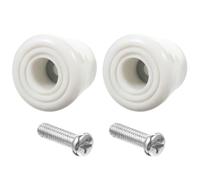 EXHUMKY Blocco Freno per Pattini a Rotelle 4 Pezzi Testina del Freno Antiscivolo Resistente all’Usura Silenziose Facili da Installare per Pattinaggio su Pista e Outdoor