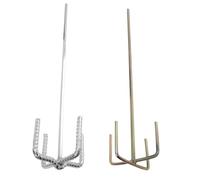 EXHUMKY Miscelatore per Vernice e Fango per Trapano Elettrico, Aste di Agitazione in Lega Robusta, Set 2 Pezzi per Cemento, Resina Epossidica e Uso Fai-da-te in Cantiere e Riutilizzabile