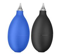 EXHUMKY Soffiatore per Polvere Fotocamera 2 Pezzi Pompa Manuale Aria in PVC e Lega di Zinco Soffiatore Portatile per Pulizia Obiettivi Tastiere e Dispositivi Elettronici Sensibili