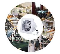 EXHUMKY Ventilatore da Muro per Cucina e Bagno e Silenziosa Design Bianco con Motore per Maggiore e Durabilità