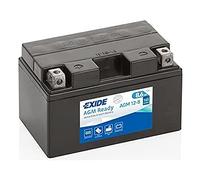 Exide AGM12-8 - Batteria di avviamento AGM per moto, 12 V, 8,6 Ah, 145 A