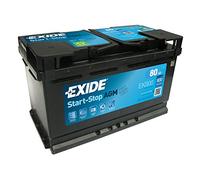 BATTERIA AUTO EXIDE EK800 12V 80AH 800A 315x175x190mm POLO POSITIVO A DESTRA