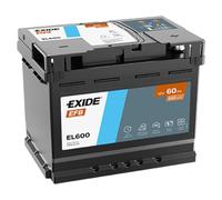 Batteria per auto Exide EL600 Start-Stop EFB 12V 60Ah 640A