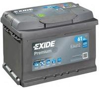 EXIDE EA612 Premium Batteria 12V 61Ah 600A LB2 B13 per VW GOLF II (19E, 1G1)