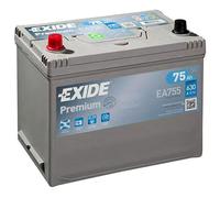 EXIDE EA755 Premium Batteria 12V 75Ah 630A D26 Korean B1+B6 per VW Taro Pick-up