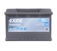 Exide EA770 Premium Carbon Boost 12V 77Ah 760A batteria auto
