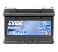 EXIDE EA770 Premium Batteria 12V 77Ah 760A L3 B13 per VW Golf IV Hatchback (1J1)