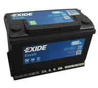 EXIDE EB1000 Batteria auto EXCELL 100AH 720EN positivo dx 12V 315 x 175 x 190