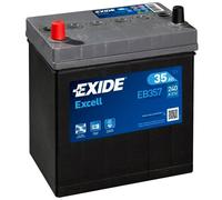 EXIDE EB357 Excell Batteria 12V 35Ah 240A per TOYOTA Yaris Hatchback (P13)