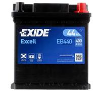 EXIDE EB440 Excell Batteria 12V 44Ah 400A L0 per VW Polo Hatchback (6R1, 6C1)