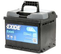 EXIDE EB442 Excell Batteria 12V 44Ah 420A LB1 per VW Polo Hatchback (6N1) KAEFER