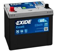EXIDE EB605 Excell Batteria 12V 60Ah 480A D23 Korean B1 per VW Taro Pick-up