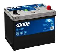 EXIDE EB704 Excell Batteria 12V 70Ah 540A D26 Korean B1+B6 per OPEL Monterey A