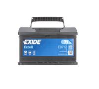 BATTERIA EXIDE EXCELL 71 AH 670 A DX BASSA per FIAT FORD VW OPEL LANCIA PEUGEOT