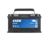 BATTERIE EXIDE EB802 80 AH 700 A DX (FIAT FORD VW RENAULT OPEL LANCIA PEUGEOT)