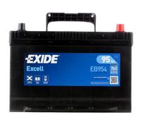 EXIDE EB954 Excell Batteria 12V 95Ah 760A D31 Korean B1 per HYUNDAI ix35 per KIA