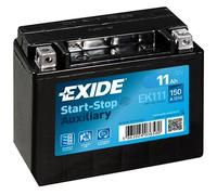 EXIDE EK111 STOP & START Auxiliary Batteria 12V 11Ah 150A per VW XL1 Coupe